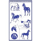 Armour Products (etch) . API Armour Etch Stencil Horses