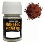 Vallejo Paints . VLJ Dark Red Ocre Pigment 30ML