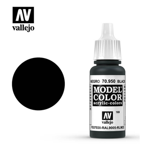 Vallejo Paints . VLJ Black (Fs37038) 17ml