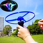 Spin Copter . SIT UFO Pull String with LED Lights
