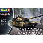 Revell of Germany . RVL 1/72 M1A1 AIM (SA) / M1A2 Abrams