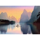 Trefl (puzzles) . TRF 500 PIECE LIJIANG RIVER CHINAPUZZLE