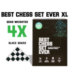 Lion Rampant Games . LRG Best Chess set ever XL (black and green reversible)