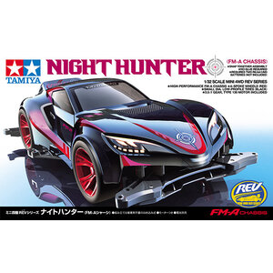 Tamiya America Inc. . TAM 1/32 JR Racing Mini Night Hunter (FM-A Chassis)