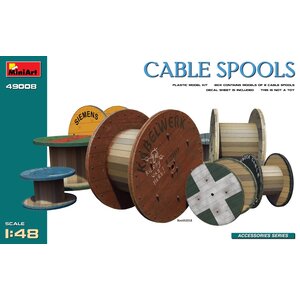 Miniart . MNA 1/48 Cable Spools