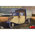 Miniart . MNA 1/35 Tempo E400 Hochlader Pritsche. German 3-Wheel Delivery Truck