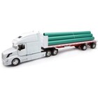 New Ray . NRY 1/32 Volvo VN780 w/Flatbed Trailer & Pipe Load