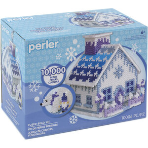 Perler (beads) PRL 3D Ice Palace Gingerbread Perler Fused Bead Kit