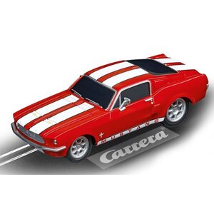 Carrera Racing . CRR Carrera Go - Ford Mustang '67 racing red