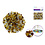 CraftMedley . CMD Glass Beads Metallic 3mm-7mm Mix Pack