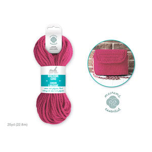 Needle Crafter . NCR Macramé Cord  Berry 4mm 25yds
