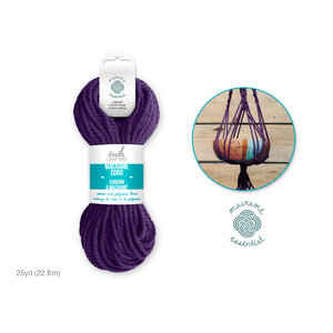 Needle Crafter . NCR Macramé Cord Lilac 4mm 25yds