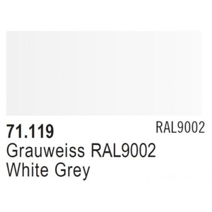 Vallejo Paints . VLJ Ral9002 Grauweiss White Grey