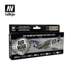 Vallejo Paints . VLJ WWII RAF Day Fighters Color Set