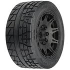 Pro Line Racing . PRO 1/6 Menace HP BELTED F/R 5.7" MT Tires Mounted 24mm Blk Raid (2)