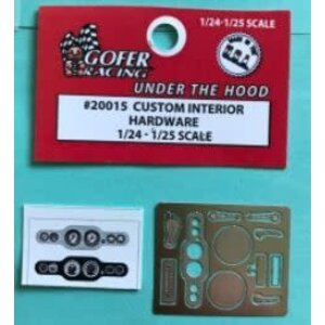 Gofer Racing . GOF Photo Etched Custom Interior Hardware