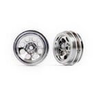 Traxxas . TRA Wheels, 1.0" (Chrome) (2): TRX-4M