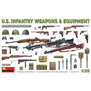 Miniart . MNA 1/35 U.S. Infantry Weapons & Equipment