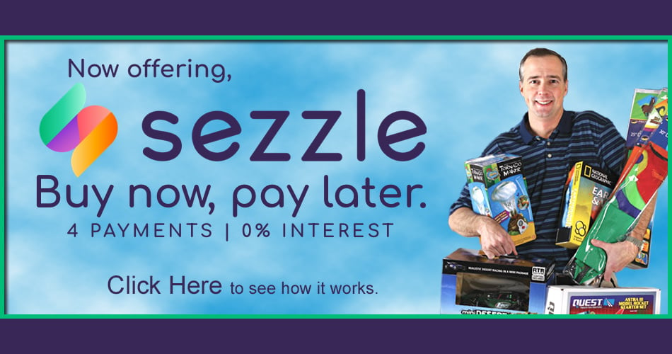 Pay in 4 with Sezzle!