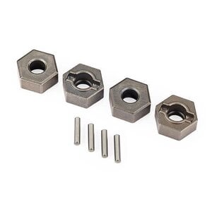 Traxxas . TRA Wheel hubs, 12mm hex (steel), extreme heavy duty (4)