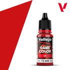 Vallejo Paints . VLJ Red   Game Color Ink  Acrylic 18ml