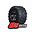 Traxxas . TRA X-Maxx black wheels, Maxx AT tires, glued (2)
