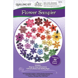 Quilled Creations . QUI Flower Sampler Quilling Kit
