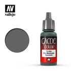 Vallejo Paints . VLJ Dark Gunmetal Game Color Acrylic 18ml
