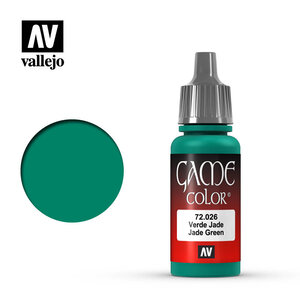 Vallejo Paints . VLJ Jade Green Game Color Acrylic 18ml