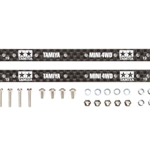 Tamiya America Inc. . TAM JR HG Carbon Reinforcing Plate, for 13/19mm Roller