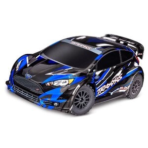 Traxxas . TRA Fiesta ST Rally 1/10 Brushless AWD Rally Car RTR - BLUE