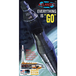 Atlantis Models . AAN 1/110 Atlas w/ Launch Pad/Mercury Capsule