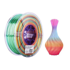 Esun Filament. ESU eSilk 1.75mm PLA Rainbow Filament - 1kg Spool