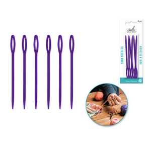 Needle Crafter . NCR Needlecrafters: Yarn Finishing Needles x6 Plastic