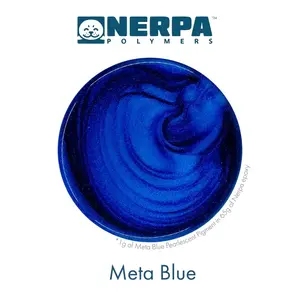 Nerpa Polymers . NRP Pearlescent Color Pigments Meta Blue 10g