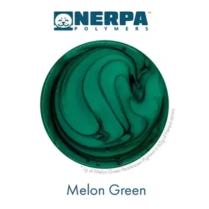 Nerpa Polymers . NRP Pearlescent Color Pigments Melon Green 10g