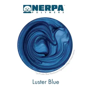 Nerpa Polymers . NRP Pearlescent Color Pigments Luster Blue 10g