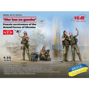 Icm . ICM 1/35 ''War has no gender'. Female servicemen of the Armed Forces of Ukraine