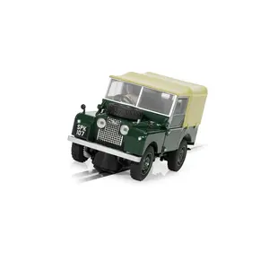 Scalextric . SCT Land Rover Series 1 Green 1/32 Slot Car