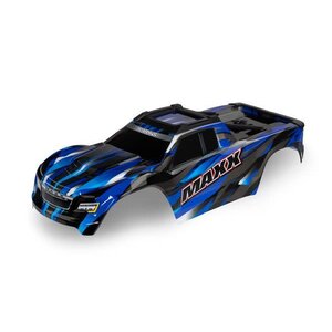 Traxxas . TRA Body, Maxx V2, blue (painted, decals applied)