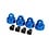 Traxxas . TRA Shock Caps, Aluminum Blue, GT-Maxx (4) (Sledge)