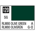 Gunze . GNZ RLM80 Olive Green (Semi-Gloss/Aircraft) - 10ml