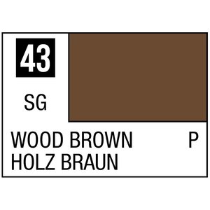 Gunze . GNZ Wood Brown (Semi-Gloss/Primary) - 10ml