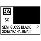 Gunze . GNZ Semi Gross Black (Semi-Gloss/Primary) - 10ml
