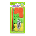 MultiCraft . MCI DIY Craft Kit Chenille Stems/Poms/Googly Eyes D) Tropical