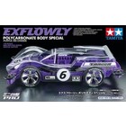 Tamiya America Inc. . TAM 1/32 PRO JR Racing Mini 4WD Exflowly Purple Special Kit, w/ Ms Chassis