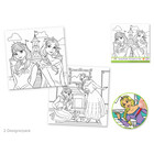 Krafty Kids . KFK Krafty Kids 10"x10" DIY Canvas Panels 2pc Princess Tale Asst