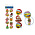 Holiday Stickers 4"x10" Emoticon Bling Moji Mania 24 Asst
