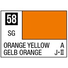 Gunze . GNZ Mr. Color 58 - Orange Yellow (Semi-Gloss/Aircraft) - 10ml