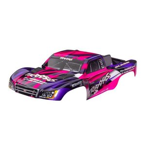 Traxxas . TRA Body, Slash 2WD, pink & purple, painted, clipless